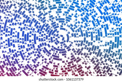 Light Blue, Red vector pattern with lines, ovals. Creative geometric illustration in marble style with gradient. The template for cell phone backgrounds.