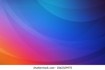 Light Blue, Red vector pattern with lamp shapes. Brand-new colored illustration in marble style with gradient. The best blurred design for your business.