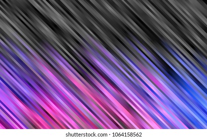 Light Blue, Red vector pattern with narrow lines. Modern geometrical abstract illustration with staves. The pattern can be used for busines ad, booklets, leaflets