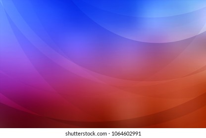 Light Blue, Red vector pattern with lamp shapes. An elegant bright illustration with gradient. Brand-new design for your ads, poster, banner.