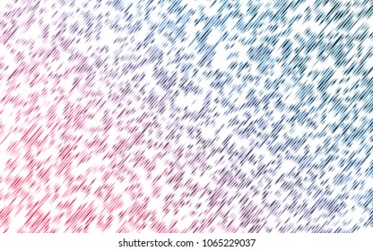 Light Blue, Red vector pattern with narrow lines. Decorative shining illustration with lines on abstract template. The pattern can be used for busines ad, booklets, leaflets
