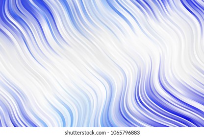 Light Blue, Red vector pattern with bent ribbons. Brand-new colored illustration in marble style with gradient. A new texture for your  ad, booklets, leaflets.