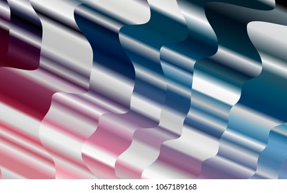 Light Blue, Red vector pattern with bubble shapes. An elegant bright illustration with gradient. New composition for your brand book.