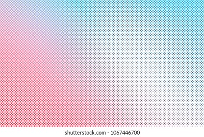 Light Blue, Red vector  pattern with spheres. Blurred bubbles on abstract background with colorful gradient. New design for ad, poster, banner of your website.