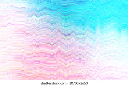 Light Blue, Red vector pattern with lava shapes. Colorful abstract illustration with gradient lines. Marble style for your business design.