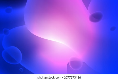 Light Blue, Red vector pattern with lava shapes. Shining crooked illustration in memphis style. The elegant pattern for brand book.