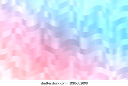 Light Blue, Red vector pattern with bubble shapes. Shining crooked illustration in marble style. Marble style for your business design.