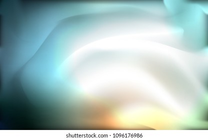 Light Blue, Red vector pattern with curved circles. A vague circumflex abstract illustration with gradient. A completely new template for your business design.