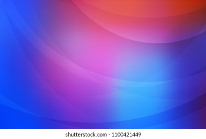 Light Blue, Red vector pattern with liquid shapes. Creative geometric illustration in marble style with gradient. The best blurred design for your business.