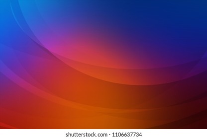 Light Blue, Red vector pattern with bubble shapes. Creative geometric illustration in marble style with gradient. The best blurred design for your business.