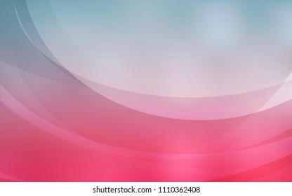 Light Blue, Red vector pattern with liquid shapes. Glitter abstract illustration with wry lines. Brand-new design for your ads, poster, banner.