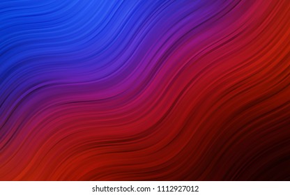 Light Blue, Red vector pattern with bubble shapes. Brand-new colored illustration in marble style with gradient. Pattern for your business design.