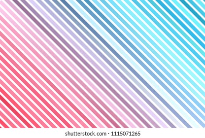 Light Blue, Red vector pattern with narrow lines. Decorative shining illustration with lines on abstract template. The pattern can be used as ads, poster, banner for commercial.