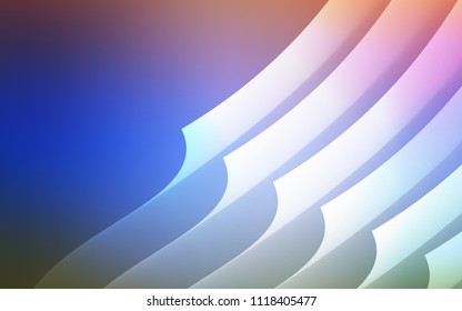 Light Blue, Red vector pattern with sharp lines. Shining colored illustration with sharp stripes. Pattern for your busines websites.