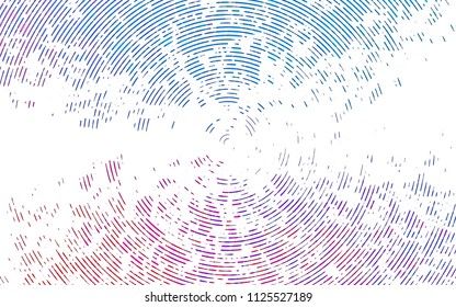 Light Blue, Red vector pattern with narrow lines. Glitter abstract illustration with colored sticks. Smart design for your business advert.
