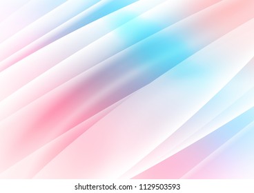 Light Blue, Red vector pattern with narrow lines. Decorative shining illustration with lines on abstract template. The pattern can be used for websites.