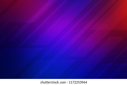 Light Blue, Red vector pattern with sharp lines. Blurred decorative design in simple style with lines. Best design for your ad, poster, banner.