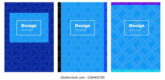 Light Blue, Red vector pattern for magazines. Web interface on abstract background with colorful gradient. Pattern notebooks, journals.