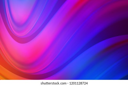 Light Blue, Red vector pattern with lava shapes. Creative geometric illustration in marble style with gradient. The elegant pattern for brand book.