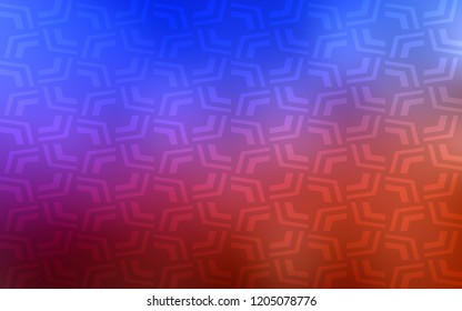 Light Blue, Red vector pattern with bubble shapes. A sample with blurred bubble shapes. Marble design for your web site.