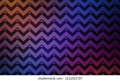 Light Blue, Red vector pattern with polygonal style. Illustration with set of colorful triangles, lines. Pattern for booklets, leaflets