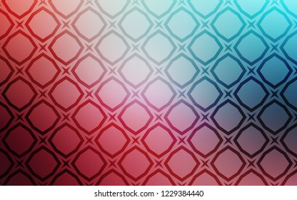 Light Blue, Red vector pattern with christmas stars. Decorative illustration with stars on abstract template. Pattern for wrapping gifts.