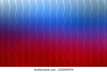 Light Blue, Red vector pattern with sharp lines. Modern geometrical abstract illustration with Lines. The pattern for ad, booklets, leaflets.