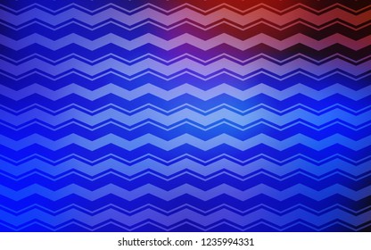 Light Blue, Red vector pattern with sharp lines. Glitter abstract illustration with colorful sticks. Smart design for your business advert.