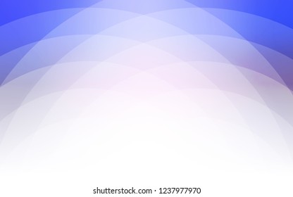 Light Blue, Red vector pattern with curved circles. Shining crooked illustration in marble style. The elegant pattern for brand book.