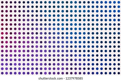 Light Blue, Red vector pattern with spheres. Illustration with set of shining colorful abstract circles. Design for posters, banners.