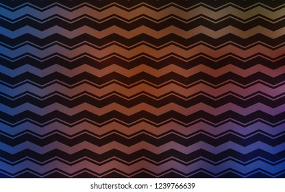 Light Blue, Red vector pattern with sharp lines. Lines on blurred abstract background with gradient. Best design for your ad, poster, banner.