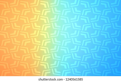 Light Blue, Red vector pattern with lava shapes. An elegant bright illustration with gradient. Marble style for your business design.
