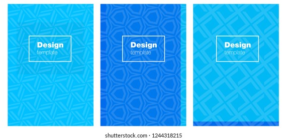 Light Blue, Red vector pattern for magazines. Booklet with textbox on colorful abstract background. Pattern for business books, journals.