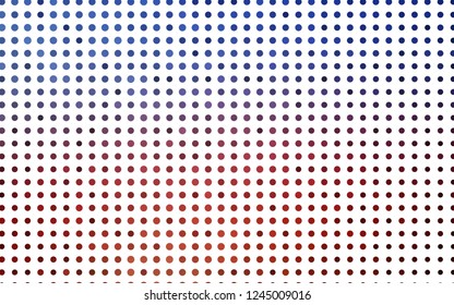 Light Blue, Red vector pattern with spheres. Modern abstract illustration with colorful water drops. Template for your brand book.