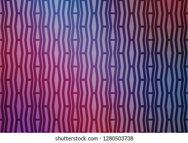Light Blue, Red vector pattern with narrow lines. Shining colored illustration with narrow lines. Smart design for your business advert.