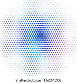 Light Blue, Red vector pattern with circles. Modern abstract illustration with colorful circle shapes. Pattern for websites, landing pages.
