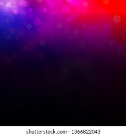 Light Blue, Red vector pattern with circles. Abstract illustration with colorful spots in nature style. Design for your commercials.