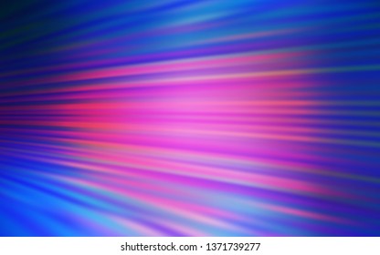 Light Blue, Red vector pattern with sharp lines. Lines on blurred abstract background with gradient. Pattern for ads, posters, banners.