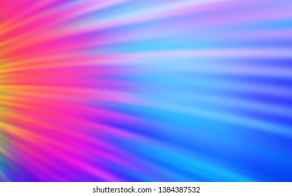 Light Blue, Red vector pattern with bent lines. Brand new colorful illustration in simple style. Brand new design for your ads, poster, banner.