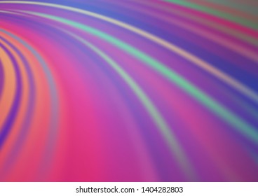 Light Blue, Red vector pattern with lamp shapes. A vague circumflex abstract illustration with gradient. Pattern for your business design.