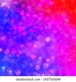 Light Blue, Red vector pattern with circles. Abstract illustration with colorful spots in nature style. Pattern for business ads.