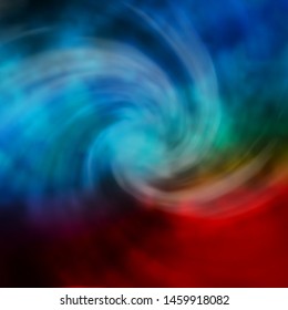 Light Blue, Red vector pattern with clouds. Shining illustration with abstract gradient clouds. Template for websites.