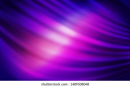 Light Blue, Red vector pattern with curved lines. A shining illustration, which consists of curved lines. Abstract style for your business design.