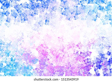 Light Blue, Red vector pattern with random forms. Decorative design in abstract style with random forms. Elegant design for wallpapers.