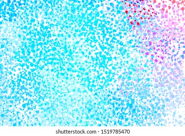 Light Blue, Red vector pattern with random forms. Decorative design in abstract style with random forms. Best smart design for your business.
