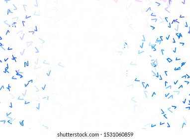 Light Blue, Red vector pattern with curved lines. Colorful illustration in simple style with gradient. Pattern for your business design.