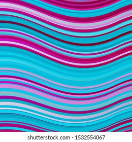 Light Blue, Red vector pattern with curves. Illustration in halftone style with gradient curves. Pattern for websites, landing pages.