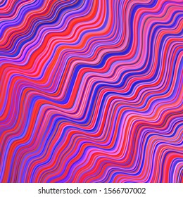 Light Blue, Red vector pattern with lines. An elegant bright illustration with gradient. A completely new template for your design.