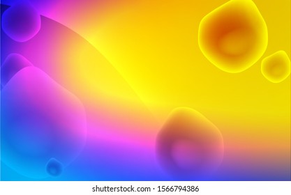 Light Blue, Red vector pattern with bent ribbons. Glitter abstract illustration with wry lines. The elegant pattern for brand book.