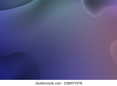 Light Blue, Red vector pattern with liquid shapes. Shining crooked illustration in memphis style. Memphis style for your business design.